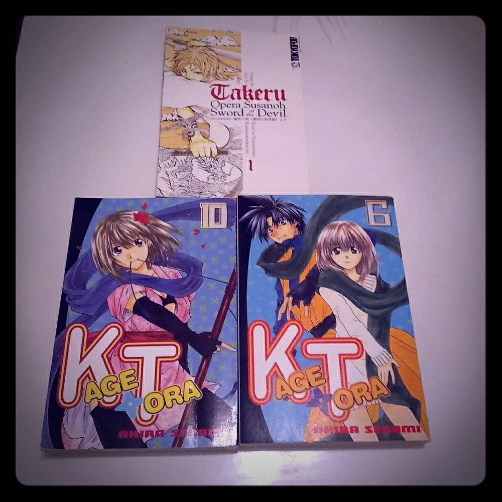 Manga anime comic chapter books